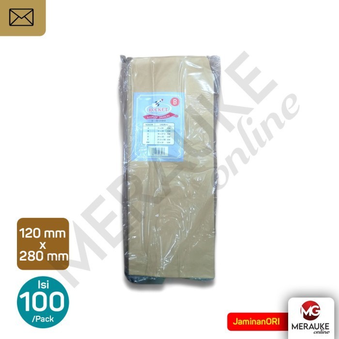 

Amplop Samson Rocket B 12 X 28 Cm Isi 100 Lembar