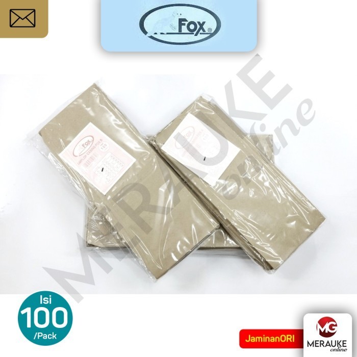 

Amplop Casing Fox Isi 100 Lembar