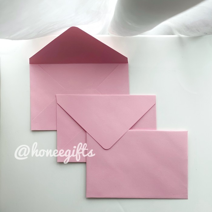 

Amplop Valentine Soft Pink Merah Muda Tebal Premium Baronial Envelope