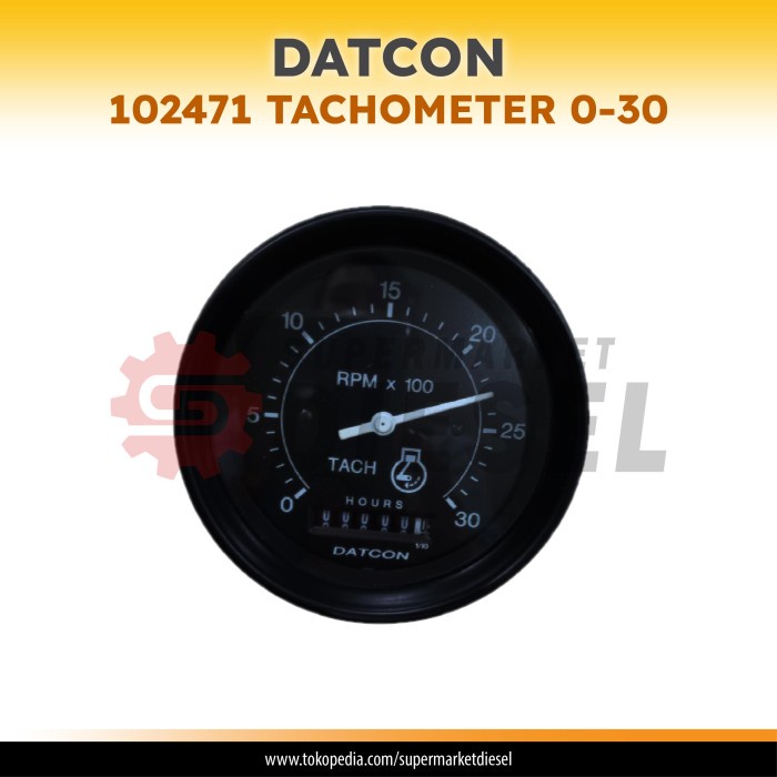 ✅New Datcon 102471 Tachometer 0 - 3000 Rpm 103678 Limited