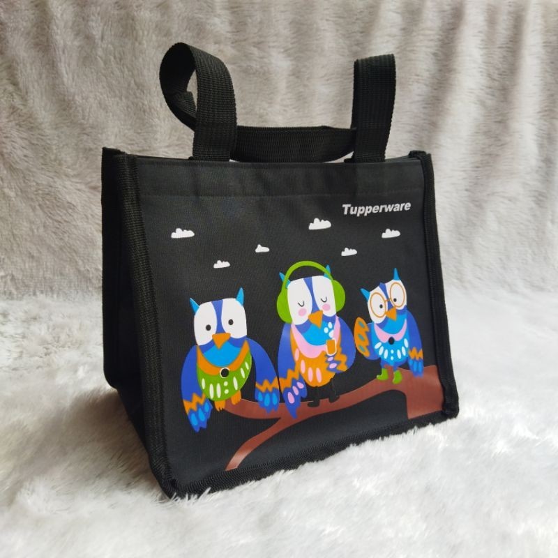 Tas bekal Foodie Buddy motif Owl Tupperware