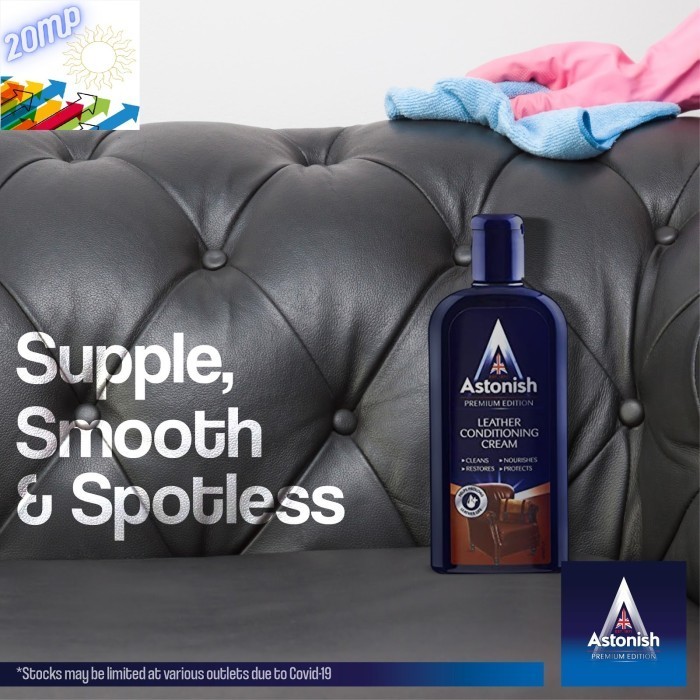 ASTONISH LEATHER CLEANER PEMBERSIH KULIT TAS SEPATU JAKET DLL 235ML