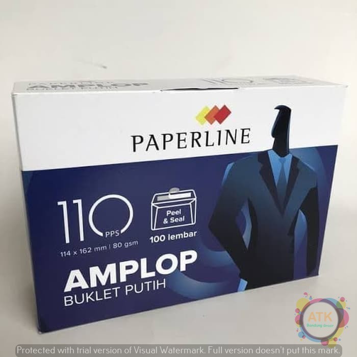 

Amplop / Envelope Tangg Paperline Ukuran 110 Pps 1 Pak 100