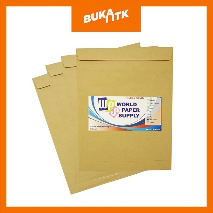 

Amplop Ukuran Super Map Wps 29 X 39,5 Cm