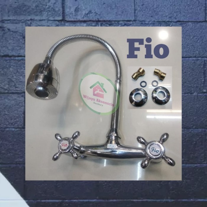 ✨New Kran Cuci Piring Panas Dingin Fio/Kran Air Panas Dingin Tembok Fio Limited