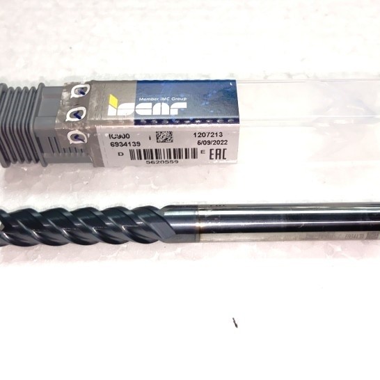 ✨Baru Endmil Carbide D 10 Mm Long 100 Enmil 4 Flute Carbait 10 Mm L100 Iscar Limited