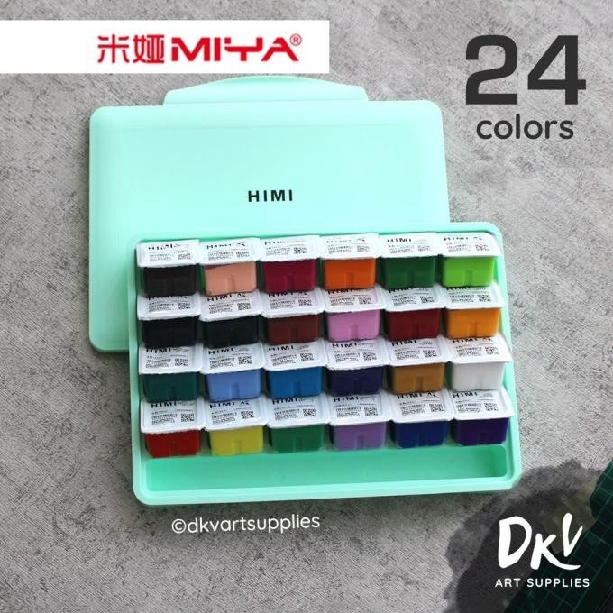 

Miya Himi Gouache 24 Warna Colors 30Ml 30 Ml