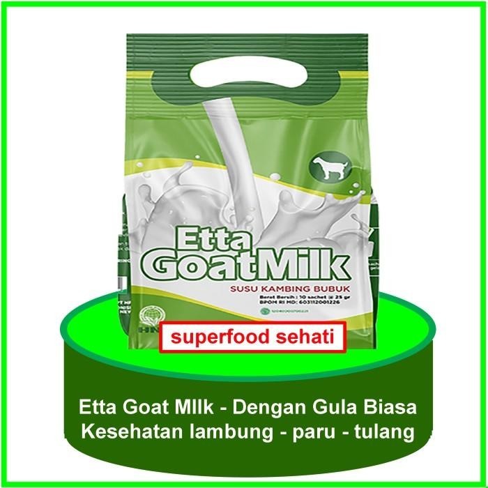 

TERBAIK ETTA GOAT MILK EGM SUSU KAMBING ETTAWA BUBUK TINGGI PROTEIN HNI HPAI