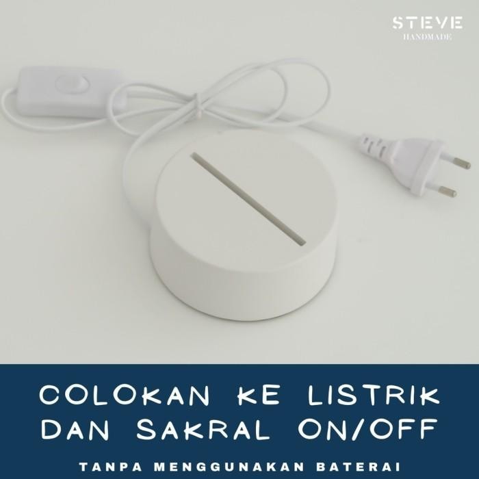 LAMPU TIDUR HIAS AKRILIK CUSTOM FOTO 3D ACRYLIC LED KADO BIRTHDAY