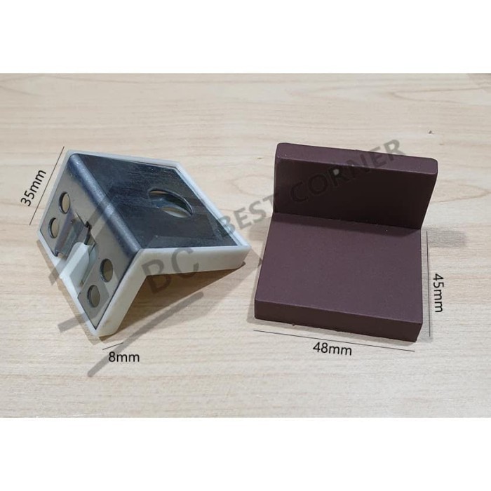 Murah - Siku L Ambalan Siku Penyangga / Trapes L Besar Besi Plastik