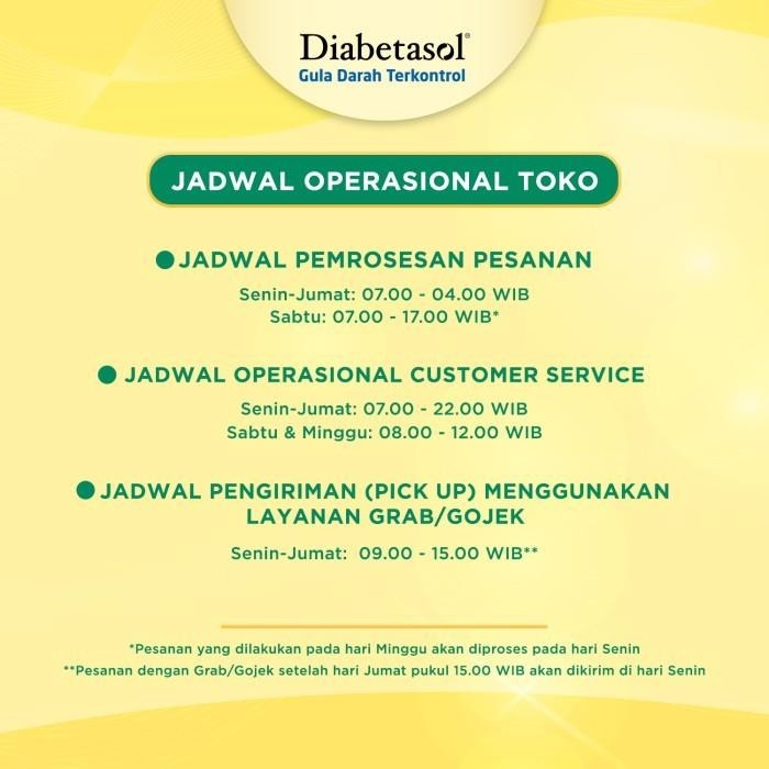 

TERBAIK DIABETASOL SUGAR FREE PACKAGE CHOCOLATE