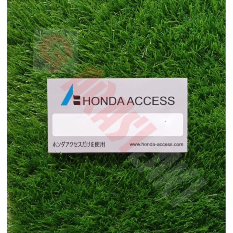

Sticker Honda Access (Silver) Barcode