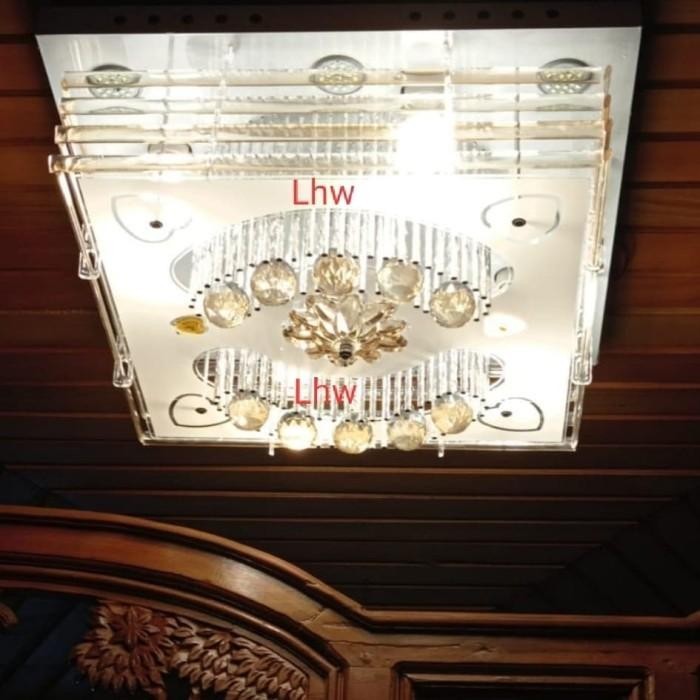 LAMPU HIAS PLAFON LED REMOTE/CEILING LAMP DEKORASI RUANG TAMU