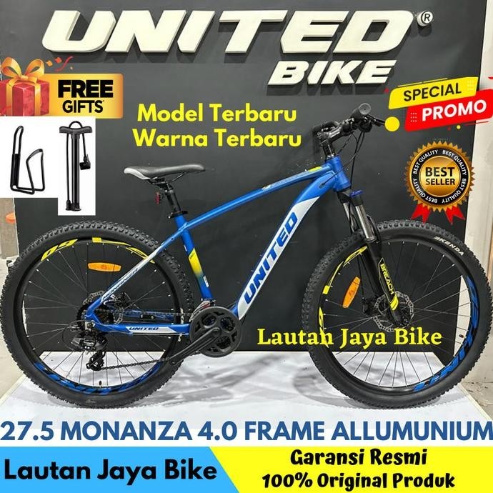 Sepeda Gunung 27,5 MTB UNITED MONANZA 4.0