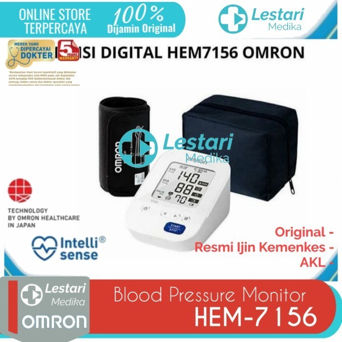 Tensimeter Omron Hem 7156A - Omron Hem 7156