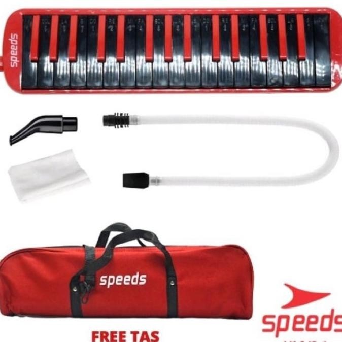 TERMURAH ALAT MUSIK PIANIKA WARNA MERAH SPEED ORIGINAL ALAT MUSIK TIUP