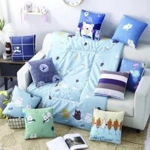 BALMUT Bantal Selimut Anak Karakter Travel 2 in 1 Bantal Selimut Motif