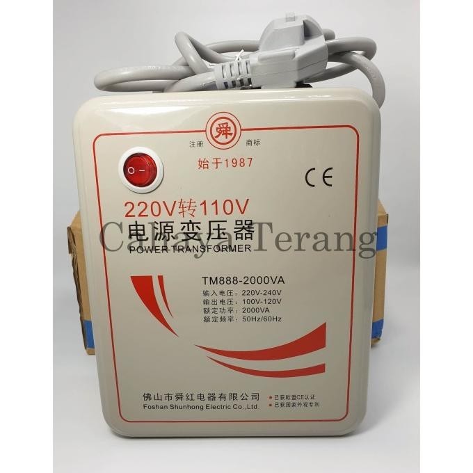 

BEBAS ONGKIR - Trafo Stepdown 2000 W 105-127V