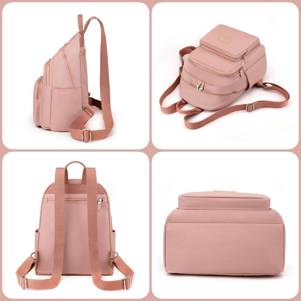 [BEAUTY LR COLLECTION] Colorful fox ori - Tas ransel colorful fox 0490 ransel wanita original