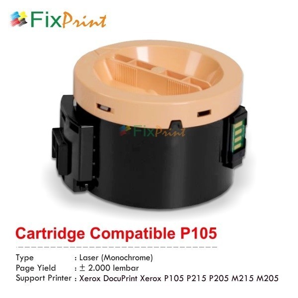 Cartridge Toner Compatible Xerox P105 P215 P205 M215 M205 Monochrome Best