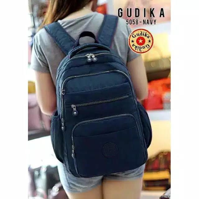 [BEAUTY LR COLLECTION] GUDIKA 5058 Backpack Waterproof Wanita Tas Ransel Laptop Anti Air Import