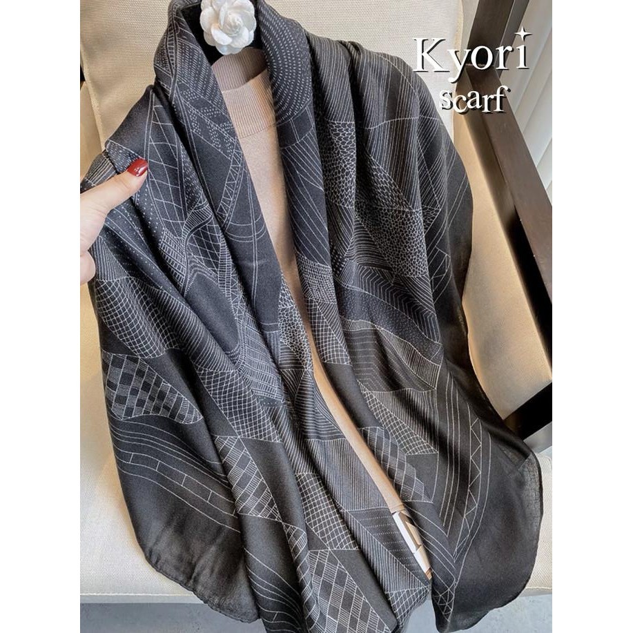 Big Sale Po Hijab Segiempat Premium Lyre Lily Kyori Liomi Leora Scarf Syari Stok Terbatas