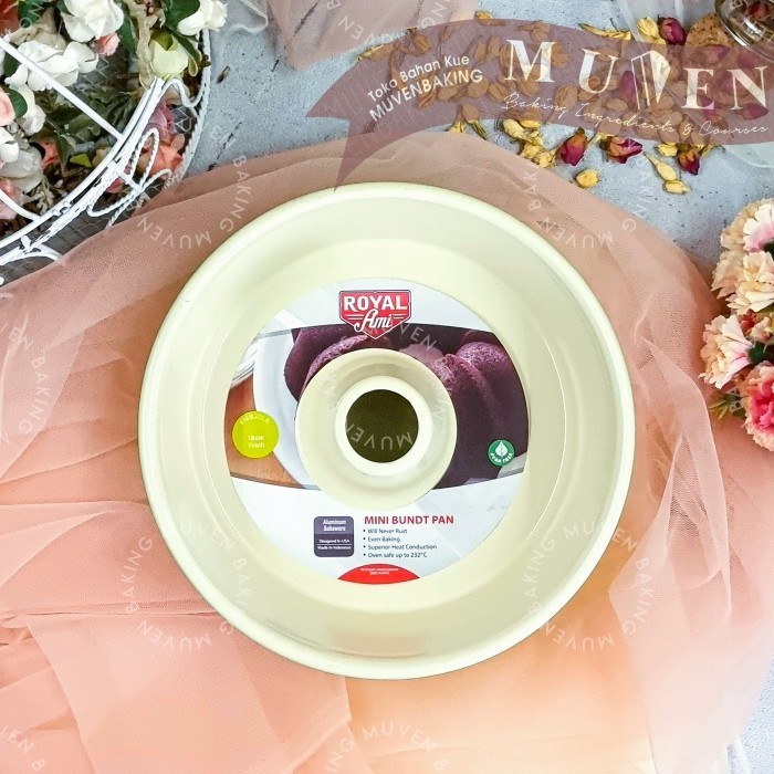 Loyang Teflon Tulban Premium Tebal 18 Cm / Bundt M Pan Anti Lengket