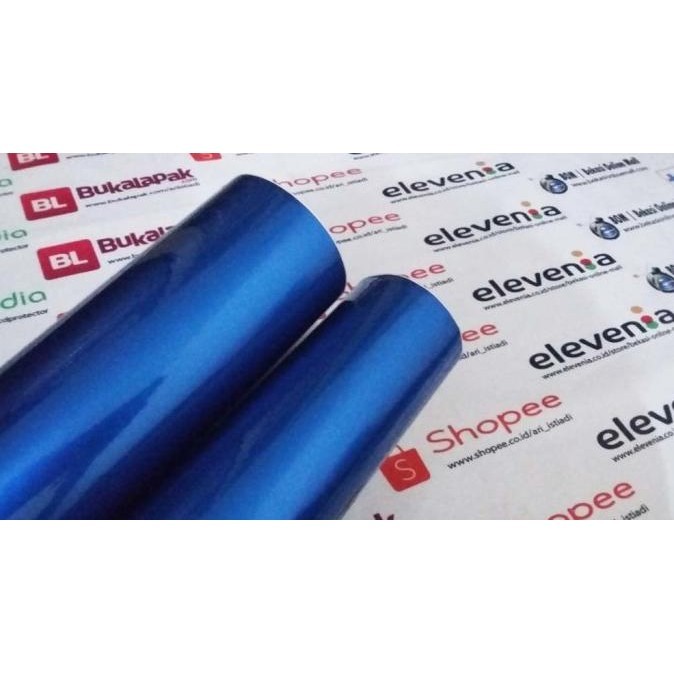 *Grosir* Scotlite Skotlet Stiker Sticker Blue Biru Muda Metallic Metalik Glossy