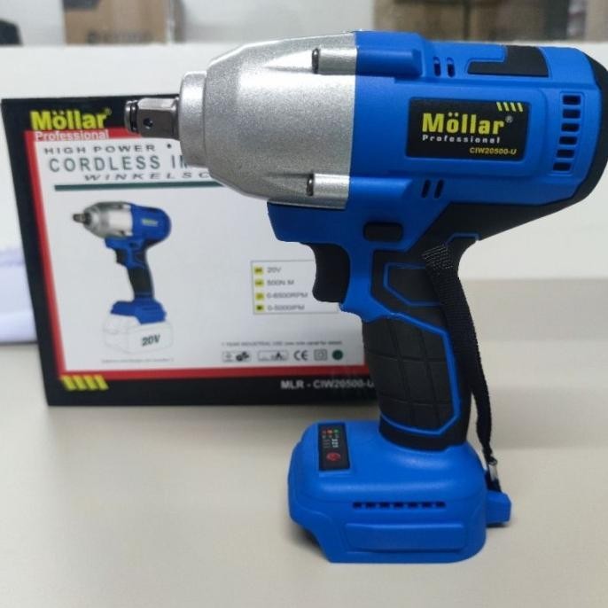 Mollar Ciw20500 Cordless Impact Wrench Brushless 500 Nm / Jld 550 Nm