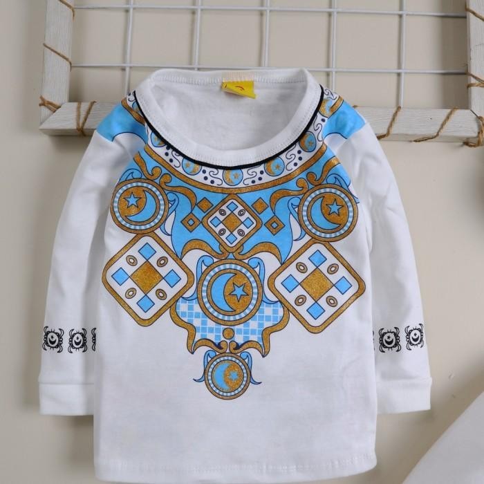Setelan Baju Koko Anak Bayi Laki Laki Cowok Usia 6 - 18 Bulan Lebaran 061