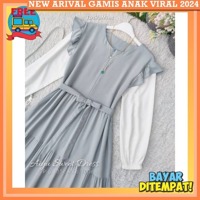Gamis Anak Perempuan Import Bj Gsmis Ied Raya Ank Pwrwmpuan Gamis Mewah Lebaran 2024 Bsju Anal Oremp