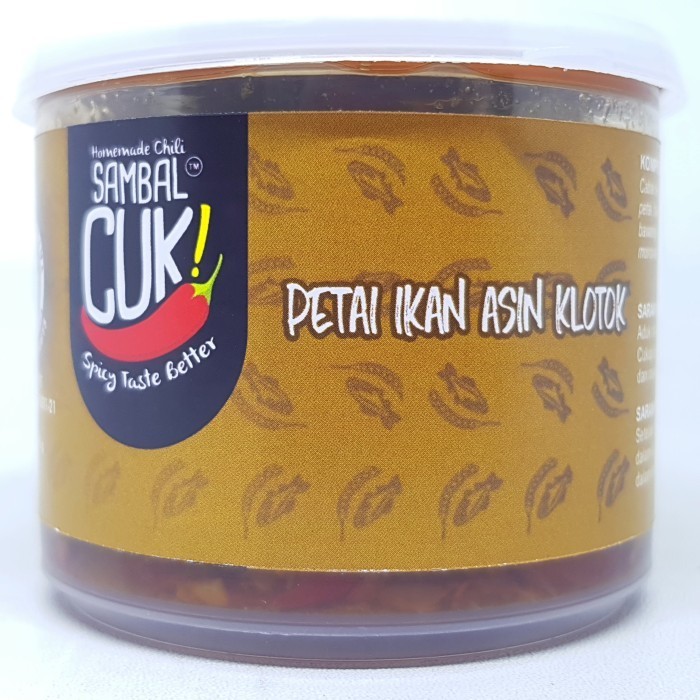 

+%+%+%] CUK SAMBAL PETAI IKAN ASIN KLOTOK 140gr COK SAMBEL PEDAS HALAL MUI