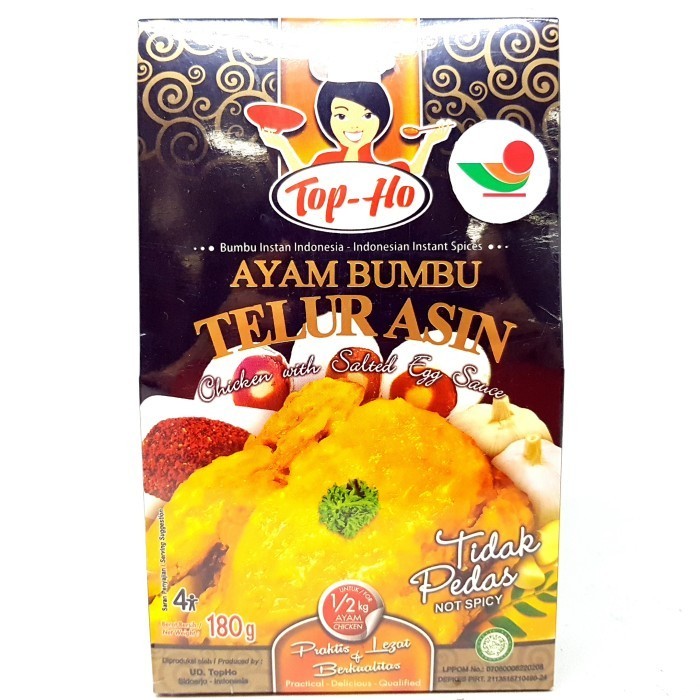 

~~~~~] TOP HO BUMBU INSTAN AYAM TELUR ASIN 180gr SALTED EGG BASAH HALAL MUI
