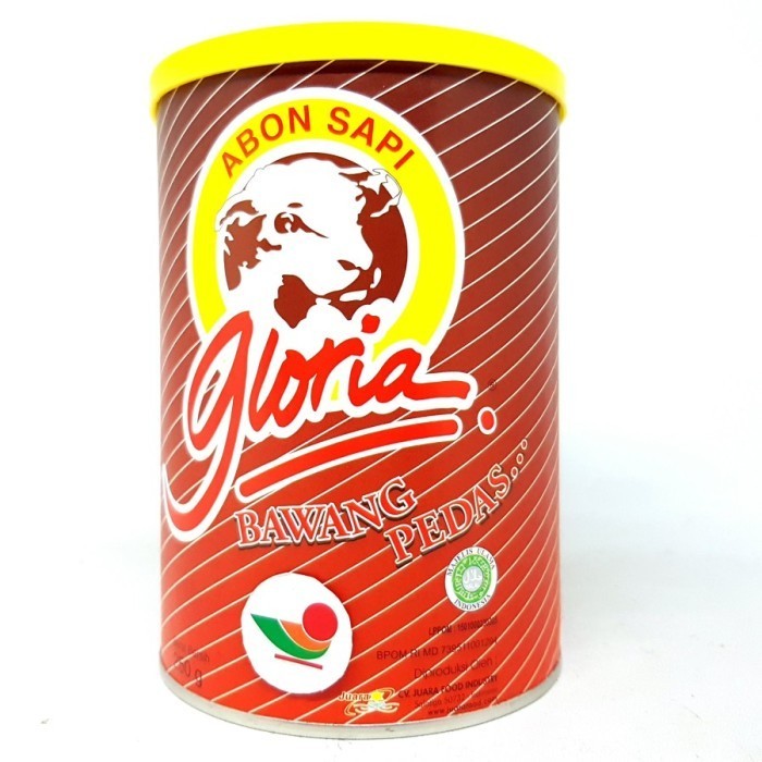 

:::::::] GLORIA ABON SAPI PEDAS KLG 250gr KEMASAN KALENG ASLI SALATIGA PEDES