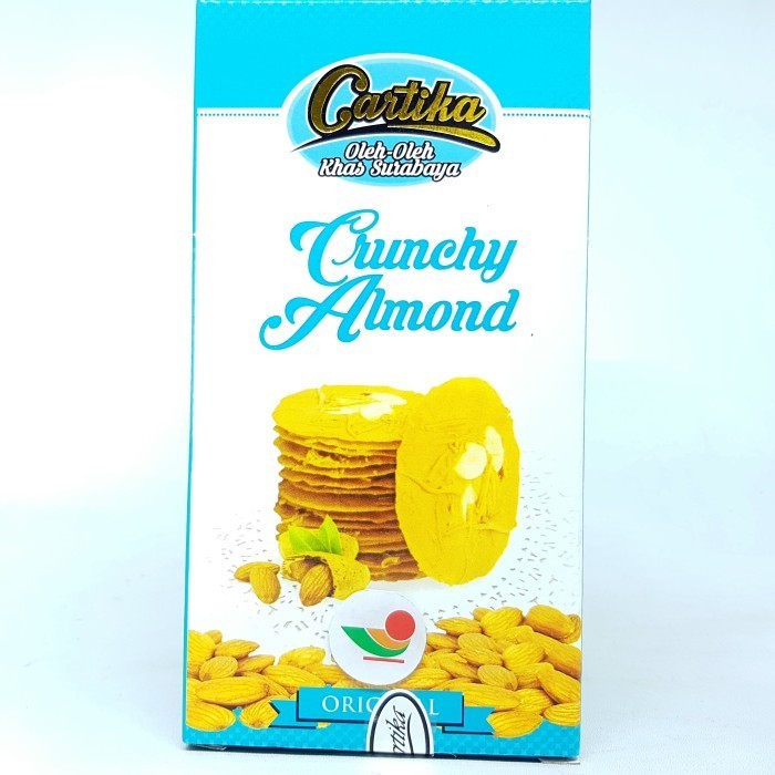 

best seller] CARTIKA CRUNCHY ALMOND CHEESE ORIGINAL 150gr OLEH KHAS ASLI SURABAYA