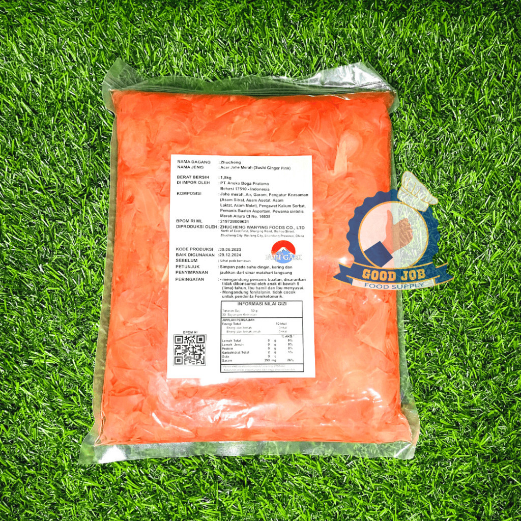 

Gari Pink Acar Jahe Pink Manis 1 Kg Halal / Gary Acar Jahe Manis Pink White