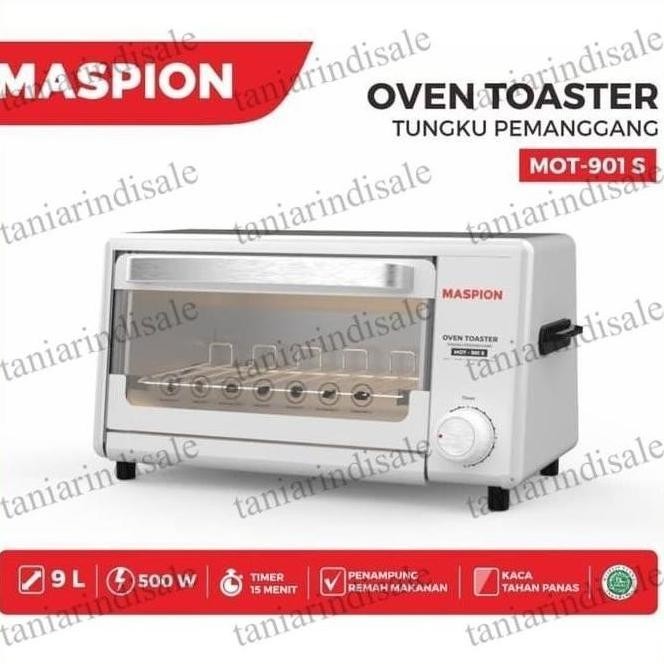 Miliki Maspion Oven Listrik 9 Liter Mot-901S Cindyschoice