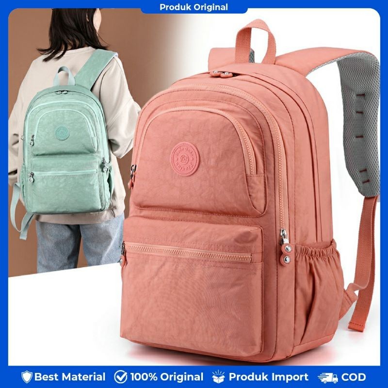 TAS LAPTOP KUAT ANTI AIR // BOBO FASHION - Ransel laptop bobo 6025 Tas ransel wanita bisa muat