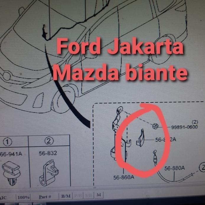 Baru Knop Tarikan Bukaan Bensin Mazda Biante. Knop Tuas Kabel Bensin Biante Bebas Ongkir