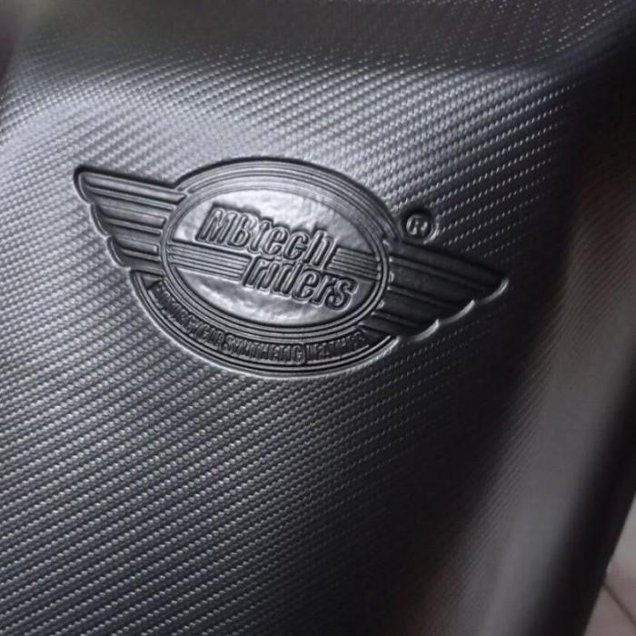SARUNG JOK KULIT MBTECH ORIGINAL LOGO MOTOR BEAT VEGA MIO JUPITER