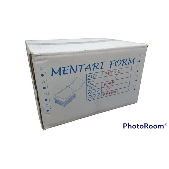 

Kertas Continuous/Continous Form 6 Ply, 6 Rangkap K6 NCR PMKHBK 9,5x11