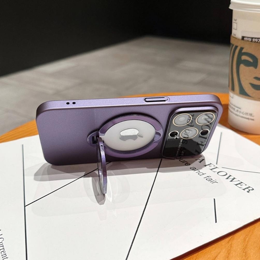 Ready Caselify Magstands Case Iphone 11 12 13 14 15 Plus Pro Max - Case Magsafe Premium Elegant Deng