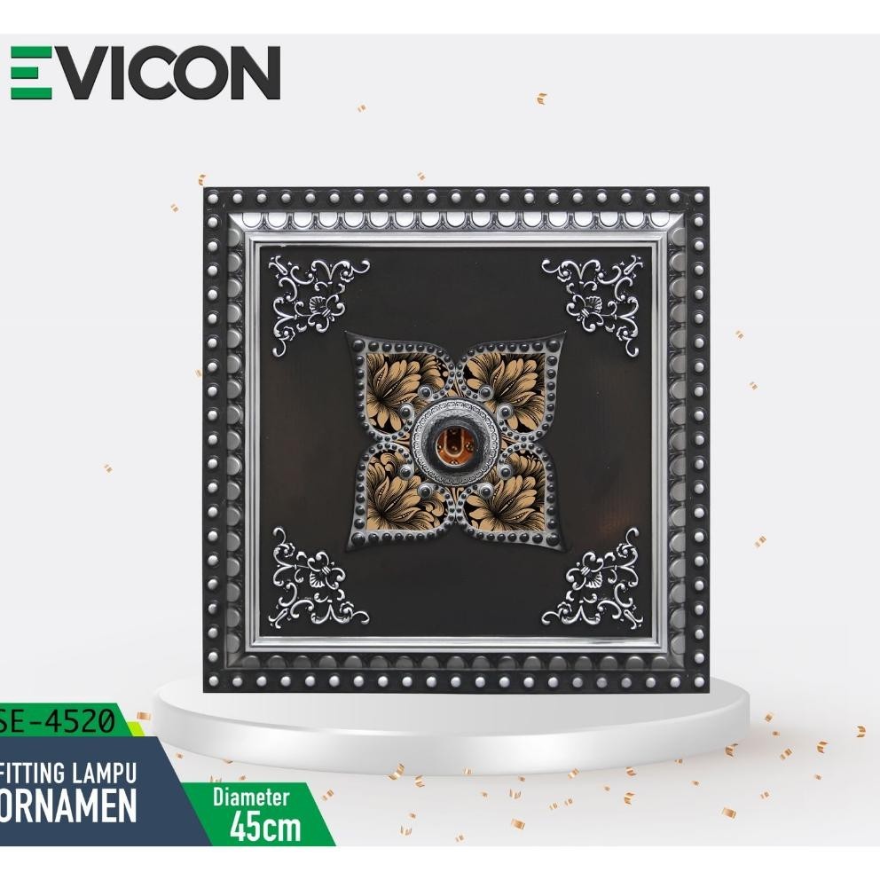 Virall Vicon Fitting Lampu Ornamen 45Cm / Fitting Lampu Ornamen Ukuran 45 Cm / Fitting Besar / Pitin