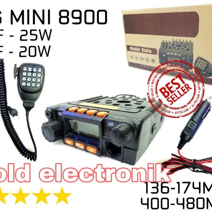 ready RADIO RIG MINI 8900 dualband uhf-Vhf radio rig mobil