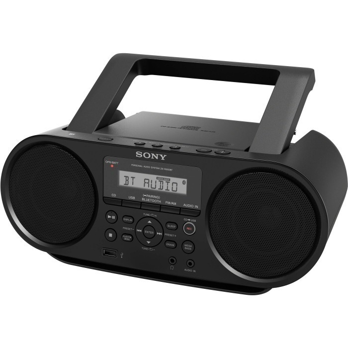 ready SONY ZS-RS60BT Bluetooth & Portable CD Boombox Sony Cd Player