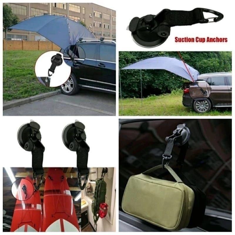 Suction Cup Pengait Tali Awning Tenda Mobil Campervan