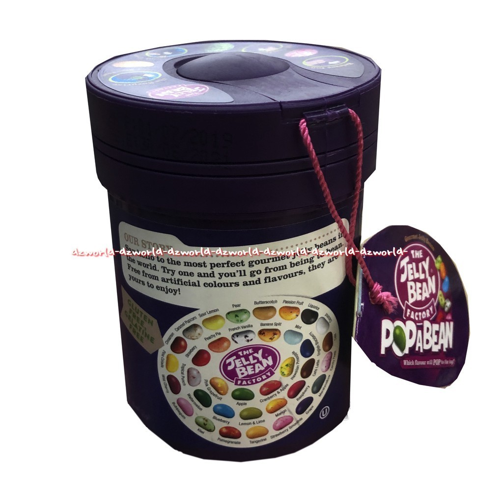 

The Jelly Bean Factory Pabean Flavour Wit Pop 100Gr Permen Aneka Rasa Candy Assorted Thejellybean