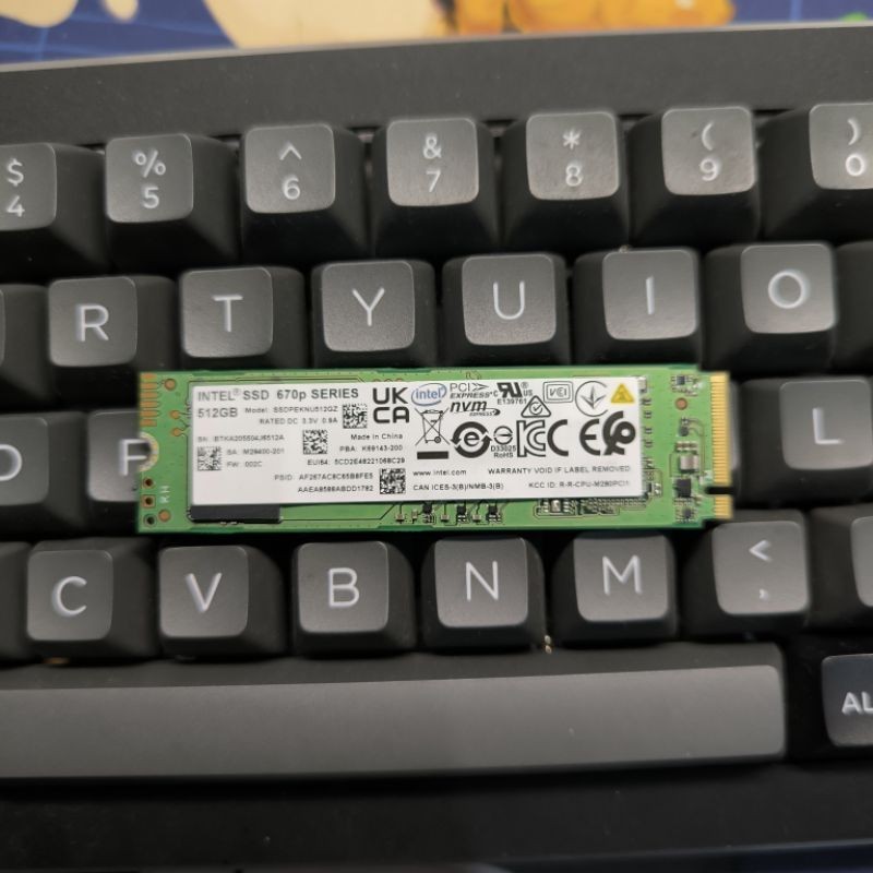 SSD M.2 NVME INTEL 670P 512GB