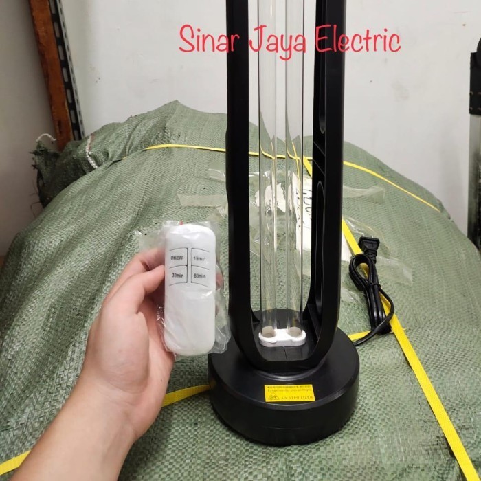Lampu UV Disinfectant 38W / Lampu Anti virus 38 watt Pake Remote