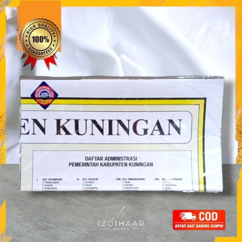 

Peta Lipat Kabupaten Kuningan uk. 109cm x 79cm